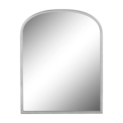 MacLuu Arch Metal Wall Mirror with Rounded Edge
