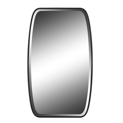 MacLuu Oval Angled Beveled Wall Mirror