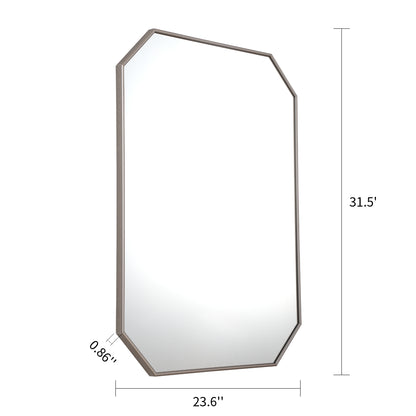MacLuu Octagon Aluminum Wall Mirror