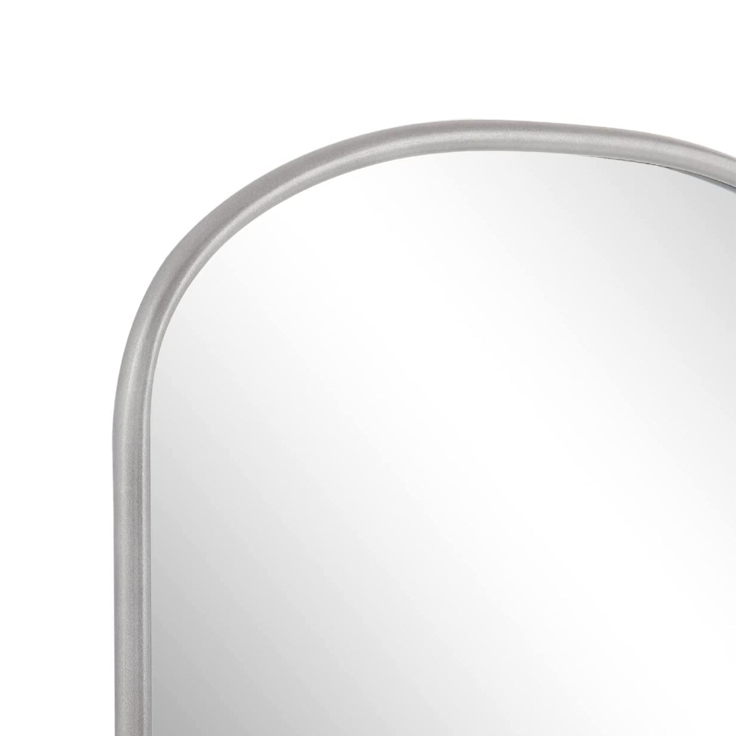 MacLuu Arch Metal Wall Mirror with Rounded Edge