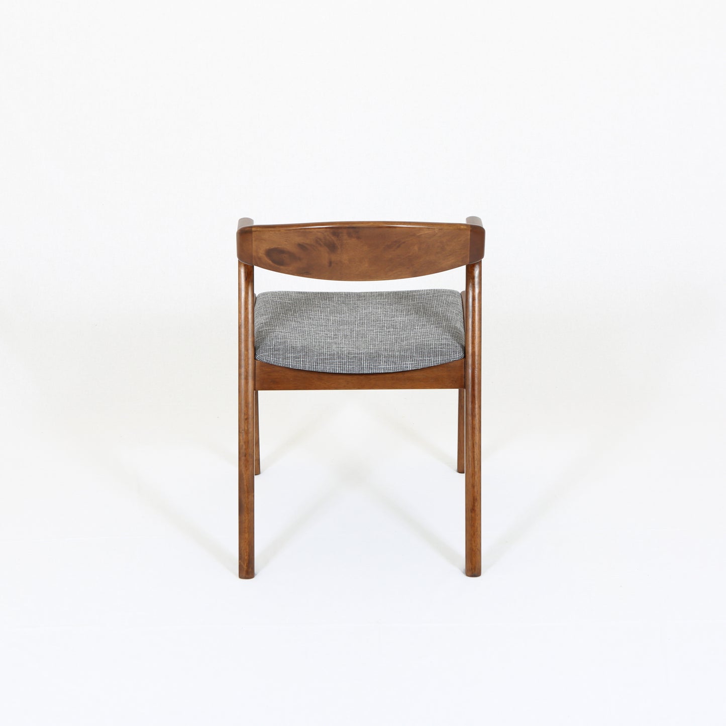 MacLuu Scandinavian Solid Wood Linen Side Chair (Set of 2)